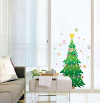 In decal dán phòng đón lễ noel